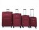 VIPTOUR 4 Piece Softside Spinner 4 Wheels Fabric Trolley Luggage With Number Lock 20/24/28/32 Inches