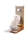 DIMUT Cat Scratcher, Poils bebe Cat Scratchers for Indoor Cats, Large 23.6 inches Cat Scratch Pad Wall Mounted, Cardboard Cat Scratching with Built-in Catnip Toy Balls (Interesting)
