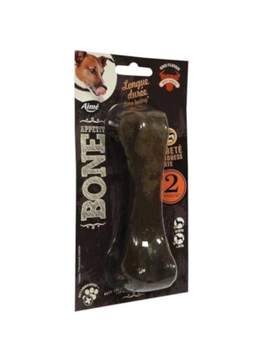 Aime AGRO-NYLON BONE APPETIT MED HARD M FEMUR BEEF FLAV