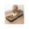 Inflatable Lounge Chair, Grey Flocked Surface, Multi-Position Backrest, Indoor Air Sofa