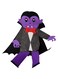 Gulfdealz Halloween Dracula Paper Jointed Cutouts, Best For Halloween Parties, Paper Material - Purple