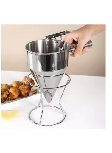 Stainless Steel Funnel Dispenser Cupcake Pancake Batter Maker Octopus Fish Ball Home Kitchen Baking Tools Practical Gadgets