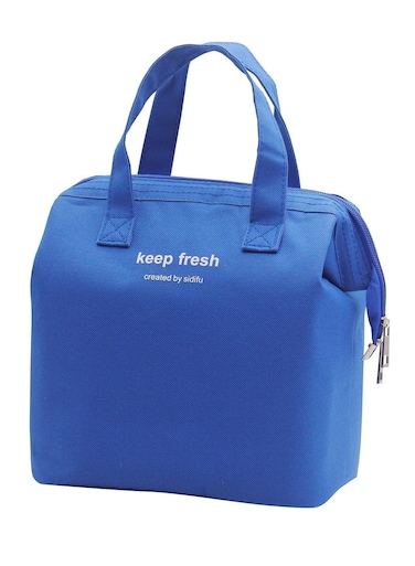Bag Bento Bag, Thickened Thermal Insulation Refrigerated Bento Tote Bag, Lunch Box Carrying Bag for Students Ladies Men Picnic Work Outdoor Blue