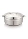 5000ml Premium Stainless Steel Silver Touch Casserole Hotpot Set for Elegant Dining, Large Capacity Insulated Food Warmer Thermal Serving Dish with Secure Lid and Handles