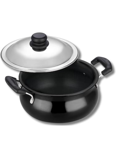 Hard Anodized Handi with Lid- Mini, 2 Ltr Non - Induction