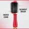 CHI Volume Styler, Blowout Brush for Amplified Volume, Pink