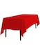 LinenTablecloth 60 x 126-Inch Rectangular Polyester Tablecloth Red