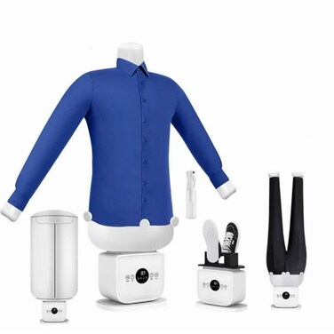 Houseberry 3-in-1 Automatic Ironing Machine &amp; Clothes Dryer - Intelligent Wrinkle Remover for Shirts &amp; Shoes

