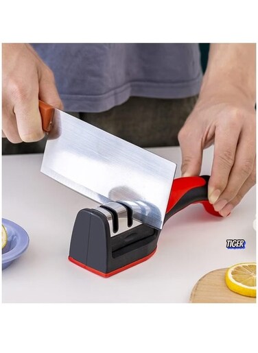 Knife Sharpener for Sharpening and Polishing Kitchen Knives, Suitable for Straight, Household, and Chef's Choice Knives &acirc;&euro;&ldquo; Easy Manual Sharpening Tool for Quick &amp; Professional Results