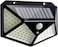 Crony SH-100LED Solar Powered LED Wall Light Outdoor Backyard Garden Stair Solar Powered 4 Sides Lighting Wall Lamp 100LED Motion