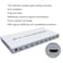 DTECH DT-7148 HDMI 2.0 1 In 8 Out 4K X 2K HD Splitter, CN Plug