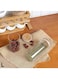 Mash 2-Piece Kitchen Food Storage Round Glass Canister Jar With Airtight Bamboo Lid For Cereals, Pasta, Tea, Coffee, Snacks, And Spices - 1800 ML Transparent