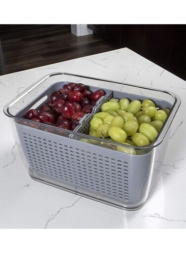 Storage Set With Easy Removable Drain Basket