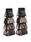X spring Hanging Handbag Purse Organizer, 2 Pack Hanging Closet Organizer with 8 Large Pockets, Handbag Hanging Organizer for Clothes and Handbag, Hanging Storage Organizer for Family Bedroom (Black)