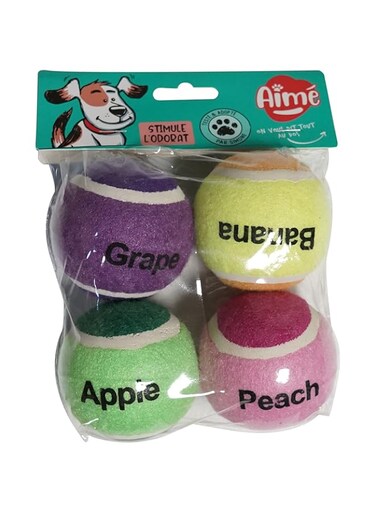 AGRO - TOY TENNIS BALL FRUITY 6CM AIME