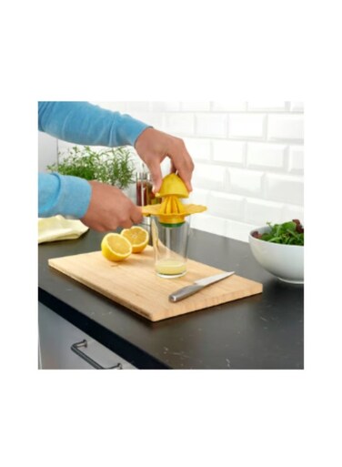 Lemon squeezer, bright yellow/bright green, 15 cm