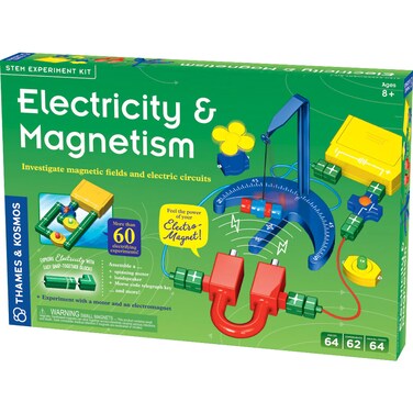 Thames &amp; Kosmos Electricity &amp; Magnetism Science Kit: To Build Circuits, Make Lights Glow and Educational Physics Toy