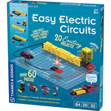 Thames &amp; Kosmos Easy Electric Circuits Kit - STEM Educational Electronics Toy for Kids, Learn Basic Circuitry and Hands-On Educational Toy