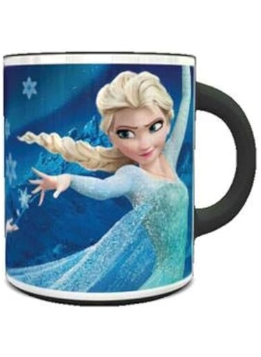 Ceramic Heat Sensitive Magic Coffee Mug with Frozen Elsa Design