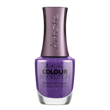 Artistic Nail Design Nail Lacquer Caviar For Breakfast   Bright Purple Shimmer  15 Ml