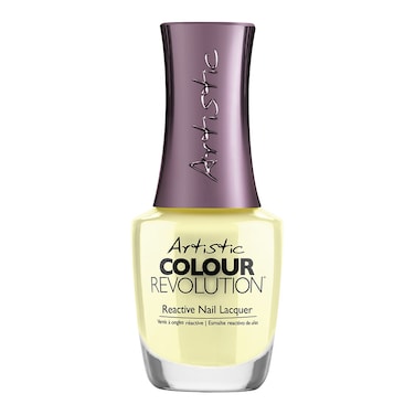Artistic Nail Design Nail Lacquer Wild   Yellow Creme  15 Ml