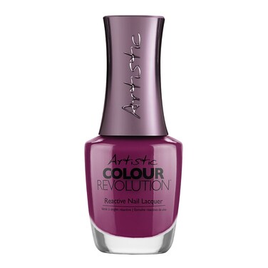 Artistic Nail Design Nail Lacquer Night Cap   Dark Purple Creme 15 Ml