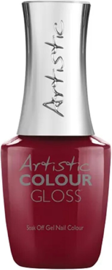 Artistic Nail Design Gel Color, "Foxy" Deep Sultry Shade, 15ml, Glamorous High-Gloss Finish