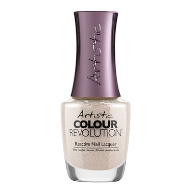 Artistic Nail Design Nail Lacquer Glisten   Light Pink Shimmer   15 Ml