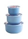 3pcs/set Wheat Straw Fresh Keeping Bowls, Vegetable And Fruit Box, Food Storage Box, Lunch Box, Suitable For School, Canteen, Camping, Keep Food Fresh, Kitchen Supplies, Kitchen Gadgets Tableware.