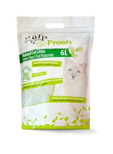 Clumping Natural Cat Litter - Green Tea Scent/6 L
