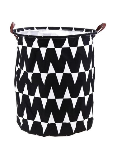 TAME Collapsible Laundry Basket, Laundry Hamper with Handles Waterproof Round Cotton Linen Laundry Hamper Baskets for Baby Boys and Girls, Office, Bedroom, Toys Nursery Kids Clothes Gift Basket