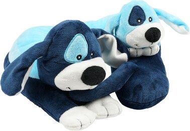 Cabeau Evolution Kid's Memory Foam Travel Pillow With Innovative Chin Strap &amp; Head Support, Super Soft &amp; Fun Design For Comfortable Journeys, (Puppies), Evkp6304