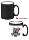 Color Changing Heat Sensitive Ceramic Mug, Image Revealed When HOT Liquid is Added! Apple drink me