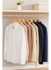 Homes Wood Clothes Hangers   Non-Slip Wooden Hanger with Swivel Hook, Smooth Finish, Shoulder Notches for Suits, Coats, Dresses &amp; Shirts   Pack of 24