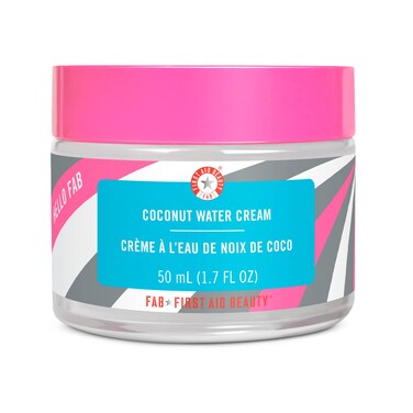 First Aid BeautyHello FAB Coconut Water Cream 鈥?Lightweight, Oil-Free Face Moisturizer 鈥?1.7 oz.