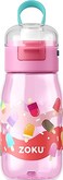 Zoku Kids Flip Gulp Bottle, 475ml-Pink