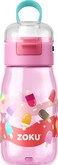 Zoku Kids Flip Gulp Bottle, 475ml-Pink