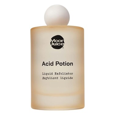 Moon JuiceAcid Potion AHA and BHA Liquid Exfoliator, Chemical Skin Exfoliant to Resurface, Unclog &amp; Balance, 25% AHA BHA Complex, Niacinamide &amp; Reishi, Vegan, Cruelty-Free, 100ml (3.3 fl oz)