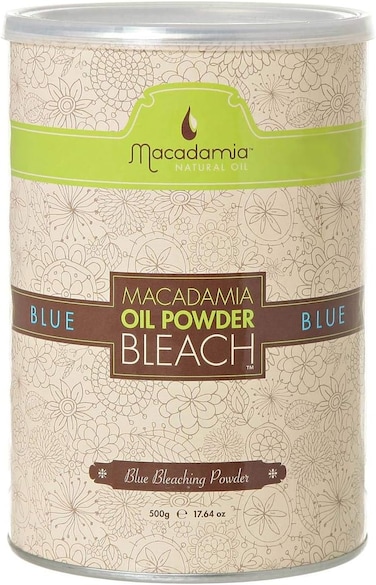 صبغة مبيض من ماكاديميا للجنسين على هيئة بودرة، لون ازرق