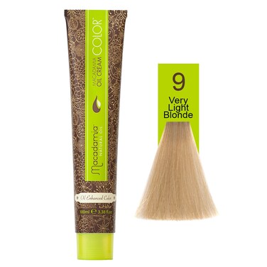 Macadamia Natural Color 9   Naturals Very Light Blonde   100 Ml