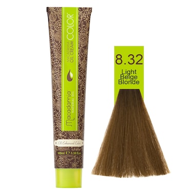 Macadamia Natural Color 8.32   Light Beige Blonde  100 Ml