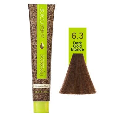 Macadamia Natural Color 6.3   Dark Gold Blonde   100 Ml