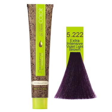 Macadamia Natural Color 5.222   Extra Violet Light Brown   100 Ml
