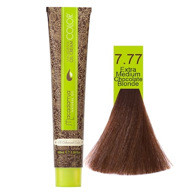 Macadamia Natural Color 7.77   Extra Medium Chocolate Blonde  100 Ml