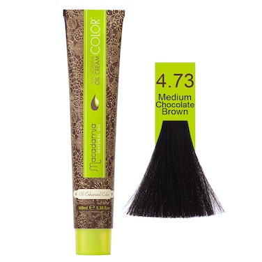 Macadamia Natural Color 4.73   Medium Chocolate Brown   100 Ml