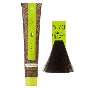 Macadamia Natural Color 5.73   Light Chocolate Brown- 100 Ml