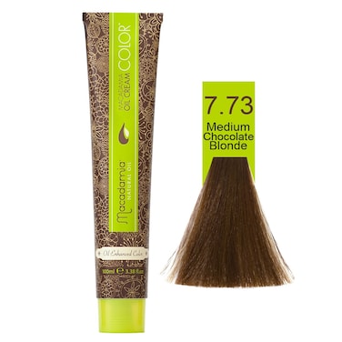 Macadamia Natural Color 7.73   Medium Chocolate Blonde   100 Ml