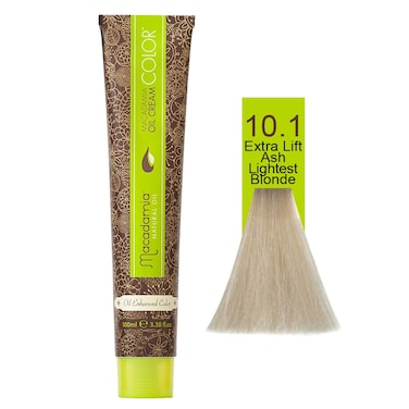 Macadamia Natural Color 10.1   Extra Lift Ash Lightest Blonde   100 Ml