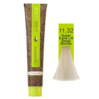 Macadamia Natural Color 11.32   Super Extra Lift Beige Blonde   100 Ml