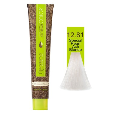 Macadamia Natural Color 12.81   Special Blonde Pearl Ash   100 Ml
